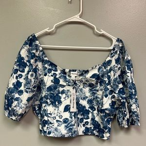 Floral crop top